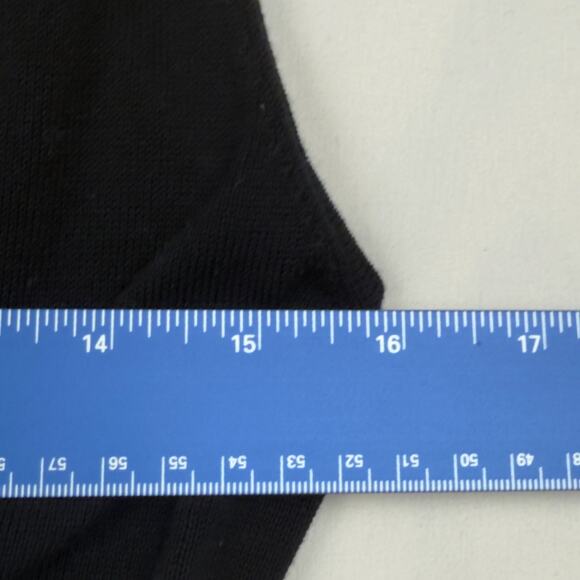 Peruvian Connection XS Adriatico Black Sleeveless V-Neck Pima Cotton Maxi Dress - Picture 8 of 9